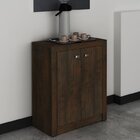 Kit 4 Peças Com Escrivaninha, Estante, Armário Multiuso Alto