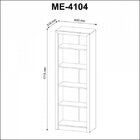 Kit 4 Peças Com Escrivaninha, Estante Livreiro, Estante Com 2