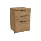 Kit 4 Peças Com Escrivaninha, Gaveteiro E 2 Armários Itapua