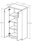 Kit 4 Peças Com Mesa Para Escritório Em L 150cmx150cm, Estant