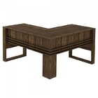 Kit 4 Peças Com Mesa Para Escritório Em L, Gaveteiro, Armário