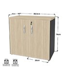 Kit 4 Peças Com Mesa Para Escritório Em L, Gaveteiro E 2 Armá