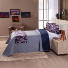 Kit 4 Peças Jogo De Cama Cobre Leito Dupla Face Com Fronhas E