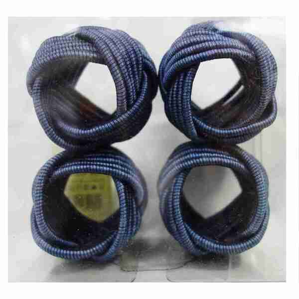 Kit 4 Peças Porta Guardanapos Cordas Marinho Niazitex