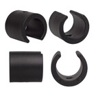 Kit 4 Peças Proteção Para Pés Cadeiras 22,22mm Redondo Preto
