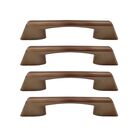 Kit 4 Peças Puxador Ares 96/128mm  - Ouro Fosco