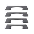 Kit 4 Peças Puxador Ares 96/128mm  - Prata