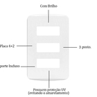 Kit 4 Peças Tomada E Interruptor Casa Completa Margirius B3