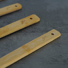 Kit 4 Peças Utensílios De Cozinha Bambu 30cm Orgânica Yoi