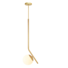 Kit 4 Pendente Inclinado Globo 15 Jabuticaba Dourado B Quent