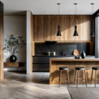 Kit 4 Pendente Lustre Luminária Cone Moscou 39cm Preto