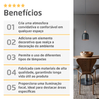 Kit 4 Pendente Lustre Luminária Open Em Alumínio Preto