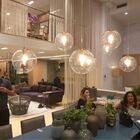 Kit 4 Pendente Redondo Esfera 30cm Vidro Cristal Madelustre