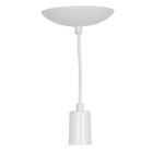 Kit 4 Pendente Tubo Cilindro Alumínio Branco Fio 1.20m