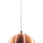 Kit 4 Pendentes Bola Escovado  Cobre