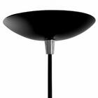 Kit 4 Pendentes Bola Preto Acabamentos Cromado