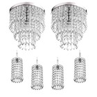 Kit 4 Pendentes Clearcrillic + 2 Manucrillic