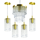 Kit 4 Pendentes Clearcrillic + Pendente Manucrillic Gold