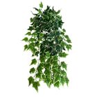 Kit 4 Pendentes De Folhagens Artificiais Verdes Para Decoraçã