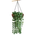 Kit 4 Pendentes De Folhagens Artificiais Verdes Para Decoraçã