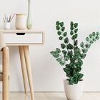 Kit 4 Pendentes De Folhagens De  Melancia Artificiais Verdes