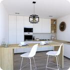 Kit 4 Pendentes Luminária Infinity Industrial Preto