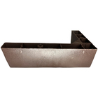 Kit 4 Pés Cantoneira E 1 Pé Apoio Sofá Tabaco + Parafusos