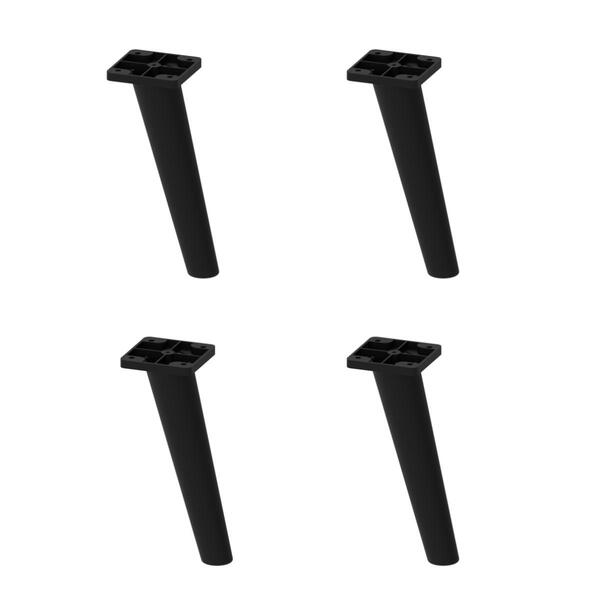 Kit 4 Pés Palito Retrô Para Paneleiro/balcão 70cm/balcão Cant