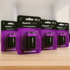 Kit 4 Pilhas Baterias Recarregável 9v Cod: 408430021-4 Avant