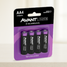 Kit 4 Pilhas Recarregável Comum Aa 2700mah Cod: 408140010 Ava
