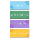 Kit 4 Placas Decorativas Frases M2