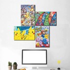 Kit 4 Placas Decorativas Pokémon