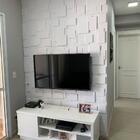 Kit 4 Placas Parede  Revestimento Acabamento Decorativa Exter