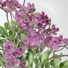 Kit 4 Plantas Kalanchoe Artificiais Flores Rosa Jardim 30cm