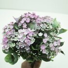 Kit 4 Plantas Kalanchoe Artificiais Flores Rosa Jardim 30cm