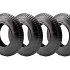 Kit 4 Pneu 3.25-8 Para Carriola Carrinho De Mão Mini Veiculos