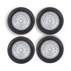 Kit 4 Pneu Completo Para Carrinho De Mão E Carga 3.25 Aro 8