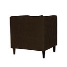 Kit 4 Poltrona Decorativa Recepção Estela Suede Marrom