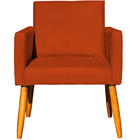 Kit 4 Poltrona Para Sala Recepção Consultório Cadeira Nina Su