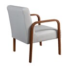 Kit 4 Poltronas Anita Conjunto Cadeiras Moderna Braço Madeira