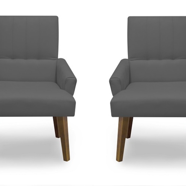 Kit 4 Poltronas Cadeiras Decorativa Sala De Jantar Itália Sue