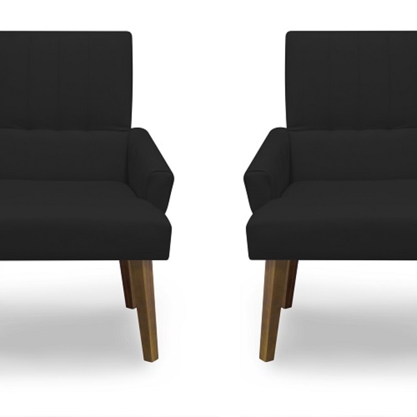 Kit 4 Poltronas Cadeiras Decorativa Sala De Jantar Itália Sue