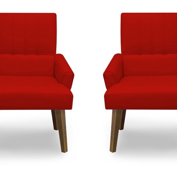 Kit 4 Poltronas Cadeiras Decorativa Sala De Jantar Itália Sue