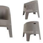 Kit 4 Poltronas De Jardim E Piscina Ibiza