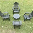 Kit 4 Poltronas De Jardim E Piscina Miami Preta