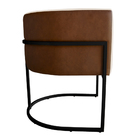 Kit 4 Poltronas Decorativa Cristal Base Preta Veludo Bege/pu