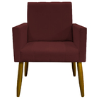 Kit 4 Poltronas Decorativa Para Sala Recepção Consultório Esc