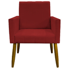 Kit 4 Poltronas Decorativa Para Sala Recepção Consultório Esc