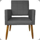 Kit 4 Poltronas Decorativas Para Sala, Manicure, Quarto  Isa