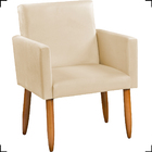 Kit 4 Poltronas Decorativas Para Sala, Manicure, Quarto, Nina